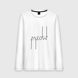 Мужской лонгслив Meow