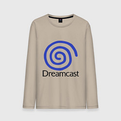 Лонгслив хлопковый мужской Sega dreamcast, цвет: миндальный