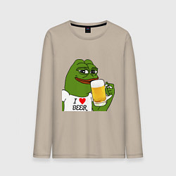 Мужской лонгслив Drink Pepe