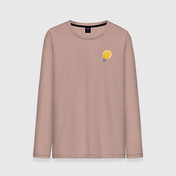 Мужской лонгслив Вечный думатель