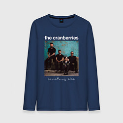 Лонгслив хлопковый мужской The Cranberries rock, цвет: тёмно-синий