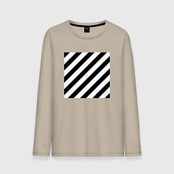 Мужской лонгслив Black and white