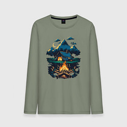 Мужской лонгслив Ночной поход
