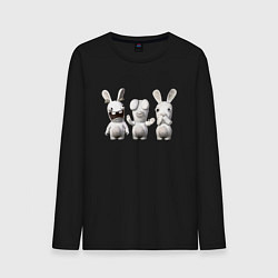 Мужской лонгслив Rayman Raving Rabbids - characters