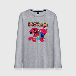 Лонгслив хлопковый мужской Project Playtime Boxy Boo, цвет: меланж
