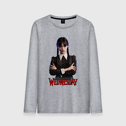 Мужской лонгслив Уэнсдэй Аддамс