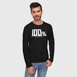 Лонгслив хлопковый мужской Dope street market 100%, цвет: черный — фото 2