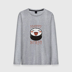 Мужской лонгслив Smiling sushi
