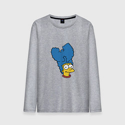 Лонгслив хлопковый мужской Marge Wu-Tang, цвет: меланж