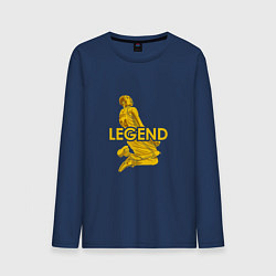 Лонгслив хлопковый мужской Kobe legend, цвет: тёмно-синий