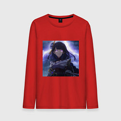 Лонгслив хлопковый мужской Raiden love, цвет: красный