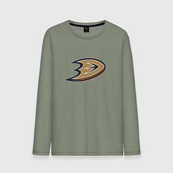 Мужской лонгслив Анахайм Дакс логотип
