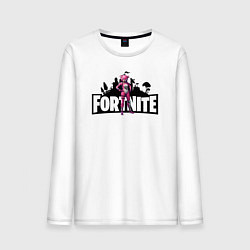 Мужской лонгслив Розовый мишка fortnite