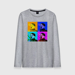 Лонгслив хлопковый мужской Color Stalin, цвет: меланж