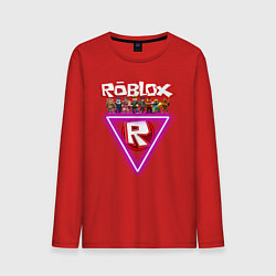 Лонгслив хлопковый мужской Roblox, роблокс, цвет: красный