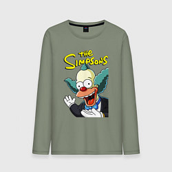 Мужской лонгслив Krusty the clown