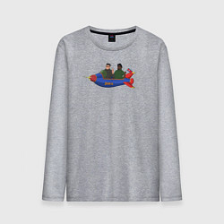 Мужской лонгслив Ким Чен Ын и Биг Смоук