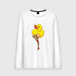 Мужской лонгслив Эротичная утка