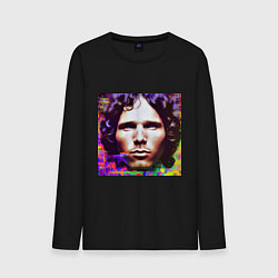 Мужской лонгслив Jim Morrison Glitch 25 Digital Art