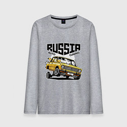 Мужской лонгслив Russia tuning car