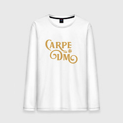 Лонгслив хлопковый мужской Carpe DM, цвет: белый