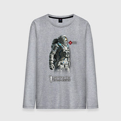 Лонгслив хлопковый мужской Space Engineers, цвет: меланж