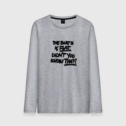 Лонгслив хлопковый мужской Юнги концерт, цвет: меланж