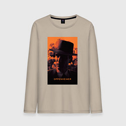 Мужской лонгслив Взгляд Оппенгеймера