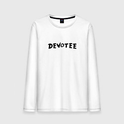 Лонгслив хлопковый мужской Depeche Mode - Devotee, цвет: белый