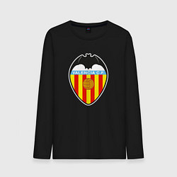 Лонгслив хлопковый мужской Valencia fc sport, цвет: черный