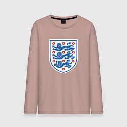 Лонгслив хлопковый мужской Англия фк, цвет: пыльно-розовый