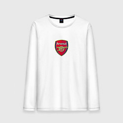Лонгслив хлопковый мужской Arsenal fc sport club, цвет: белый