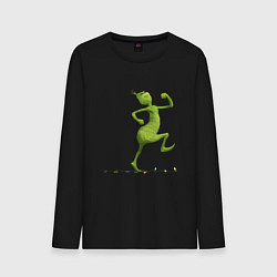 Мужской лонгслив Веселый Гринч похититель Рождества