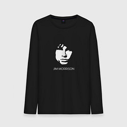 Мужской лонгслив Jim Morrison black white minimalism