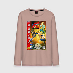 Мужской лонгслив Earth worm jim 2 cover