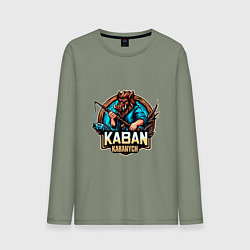 Мужской лонгслив Кабан рыбак