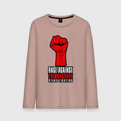Мужской лонгслив Rage against the machine - fist