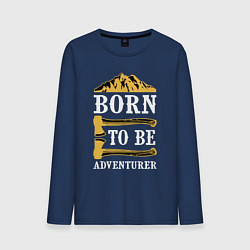 Мужской лонгслив Born to be adventurer