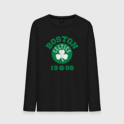 Лонгслив хлопковый мужской Boston Celtics 1986, цвет: черный