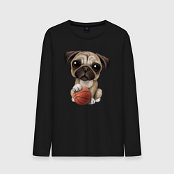 Мужской лонгслив Мопс баскетболист
