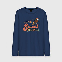 Мужской лонгслив Сладкого Рождества