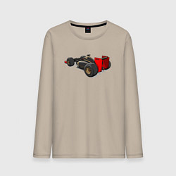Лонгслив хлопковый мужской Formula 1 Lotus, цвет: миндальный