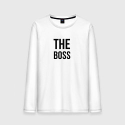 Мужской лонгслив The boss - Couple