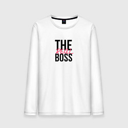 Мужской лонгслив The real boss