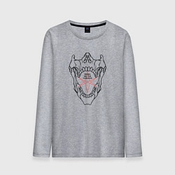 Лонгслив хлопковый мужской Bring Me the Horizon - logo, цвет: меланж
