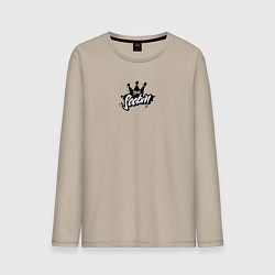 Лонгслив хлопковый мужской Soobin, цвет: миндальный