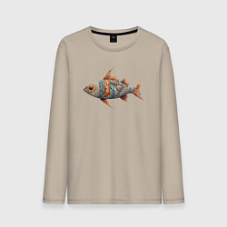 Мужской лонгслив Рыба фантастическая