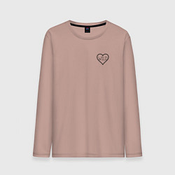 Мужской лонгслив Дикое сердце