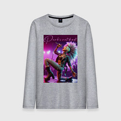 Мужской лонгслив Барби поёт панк-рок