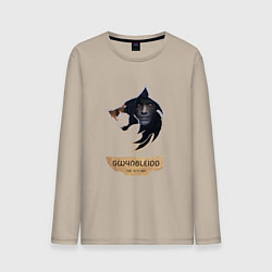 Мужской лонгслив The Witcher - Gwynbleidd